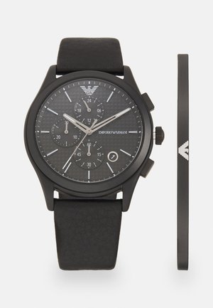 Emporio Armani WATCH BRACELET SET - Kronograf - black