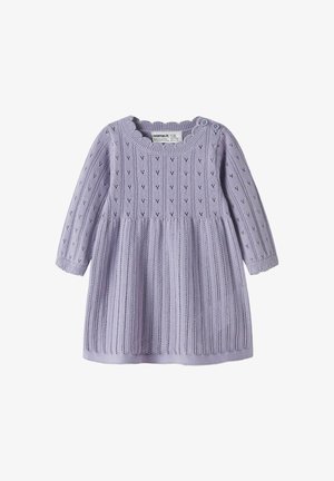 Name it, DRESS KNITTED - Robe pull - heirloom lilac