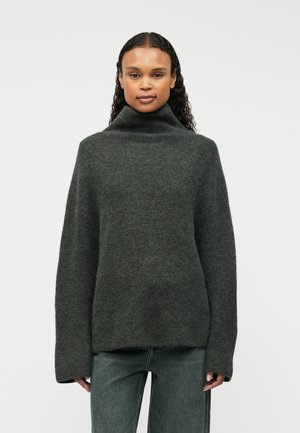 NORIS TURTLENECK - Maglione - dark evergreen melange