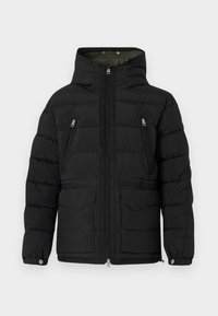 Replay CLASSIC HOODED PUFFER - Winter jacket - black