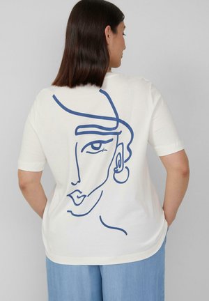 T-Shirt print - creme