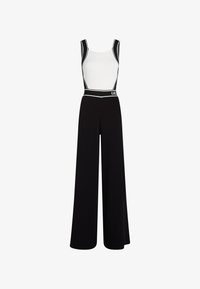 KARL LAGERFELD Jumpsuit white black/white Zalando