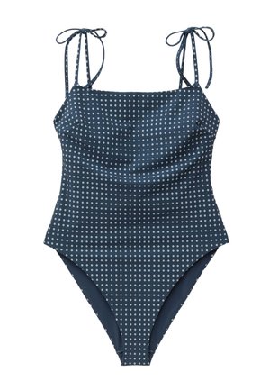 & OTHER STORIES, & OTHER STORIES TIE-STRAP SWIMSUIT - Ujumistrikoo - blue white