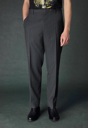 STRIPE-REGULAR FIT - Chinos - charcoal grey