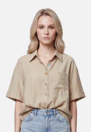 Chiara Ferretti, CHIARA FERRETTI BLOUSE - Hemdbluse - camel