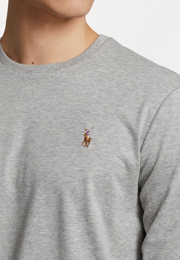 CUSTOM SLIM FIT SOFT COTTON T-SHIRT - Long sleeved top - andover heather3