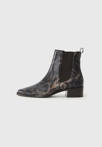 Cowboy-/Bikerstiefelette - boa safari