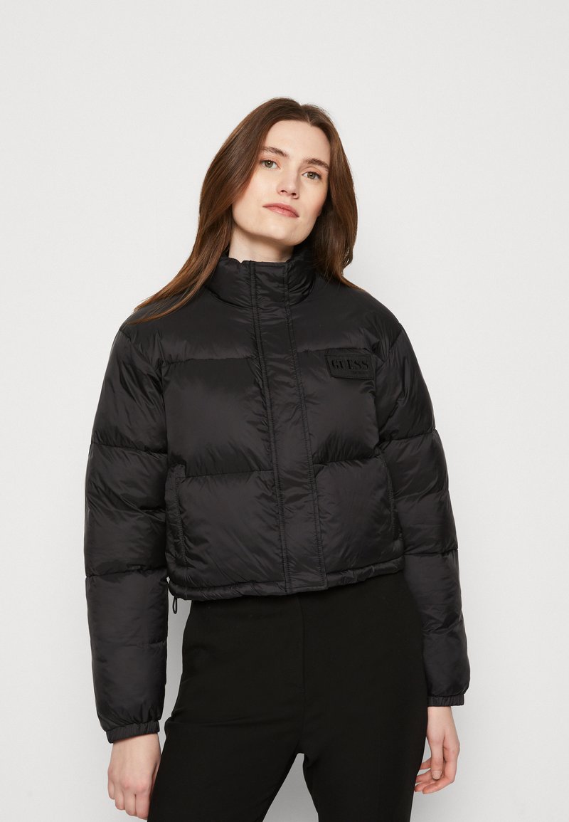 Guess Originals GO PUFFER Winter jacket jet black/black Zalando.co.uk