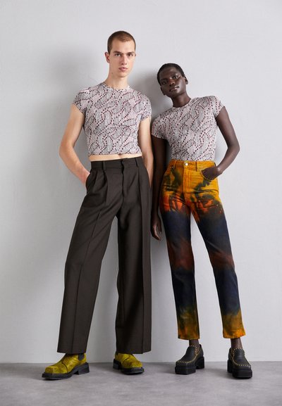 ECKHAUS LATTA SHRUNK TEE UNISEX - Μπλουζάκι με στάμπα - multi coloured