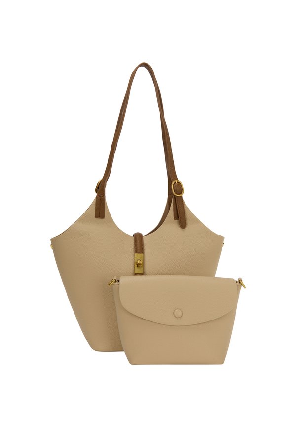 Handtasche - beige