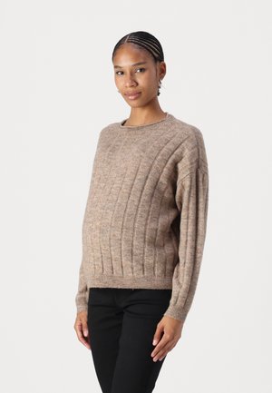VMMWILLA O NECK PULLOVER - Trui - light brown