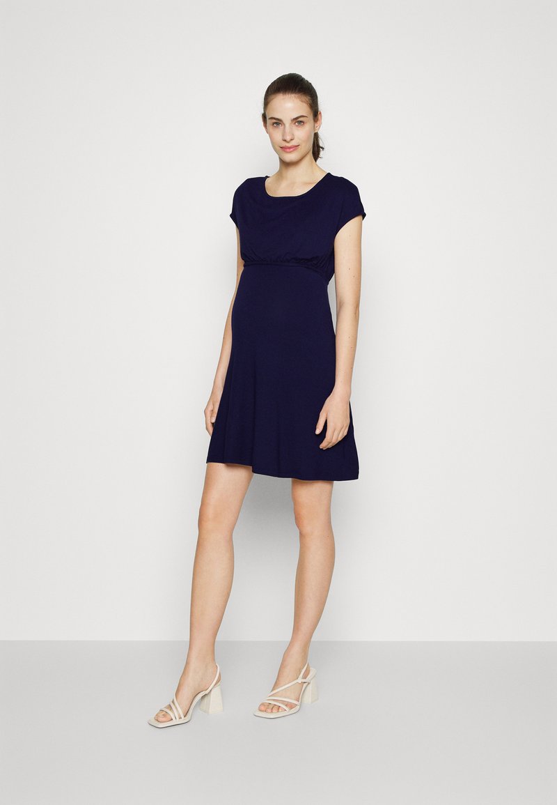 Anna Field MAMA Jersey dress dark blue Zalando.ie