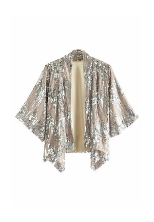 Next SEQUIN COVER-UP - Lehká bunda - silver