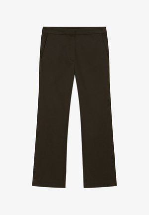 Massimo Dutti, STRETCH KICK FLARE PANTS - Pantaloni - dark brown