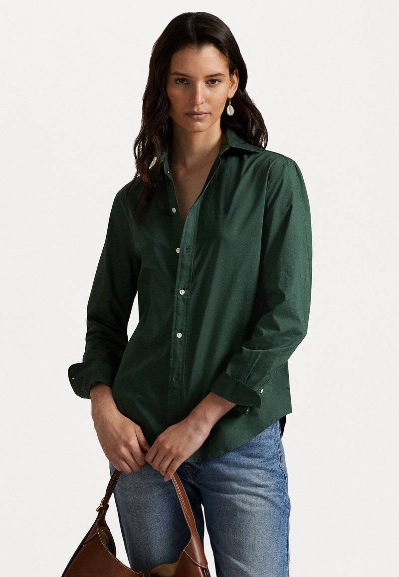 Polo Ralph Lauren CLASSIC FIT COTTON TWILL SHIRT - Blus - dark green