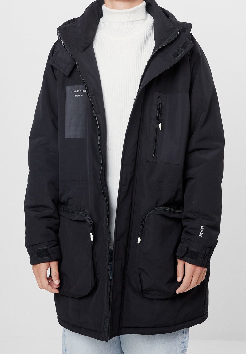 Bershka Parka - black