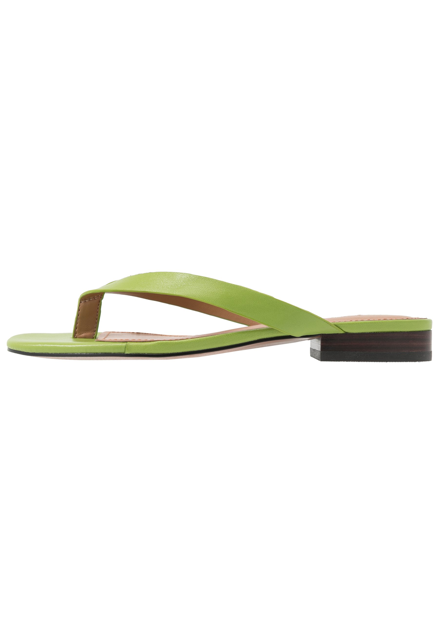 bright green sandals