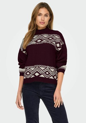 ONLVICTORIA - Pulover - mauve wine