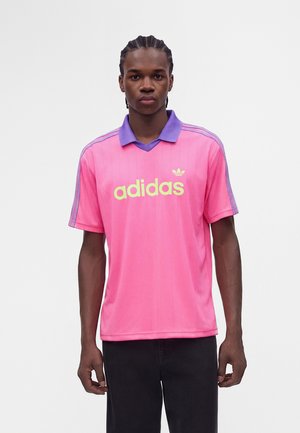 adidas Originals, UNISEX - Polokošeľa - lucid pink/purple rush/signal green