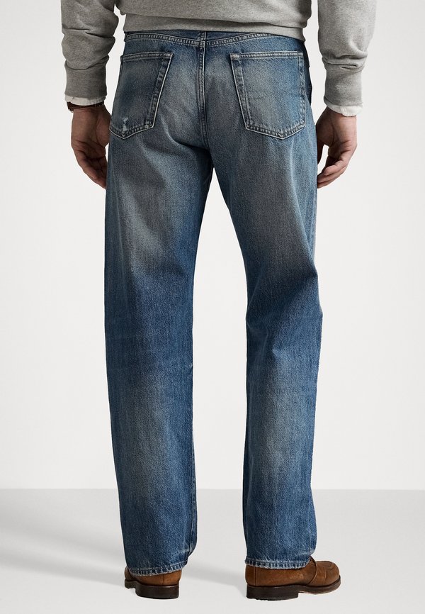 HERITAGE STRAIGHT DISTRESSED JEAN - Straight leg jeans - kensington wash2