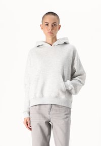 Gina Tricot Petite BASIC ORIGINAL HOODIE - Športni pulover - grey melange