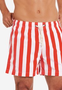 Gassa d’Amante Shorts da mare - rosso e bianco