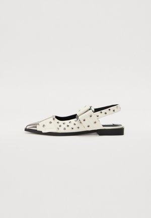 GRAND AVE - Slingback ballet pumps - white