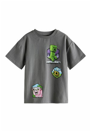 MINECRAFT LICENSE GRAPHIC - Print T-shirt - charcoal grey minecraft
