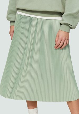 Jupe plissée - salbeigrün