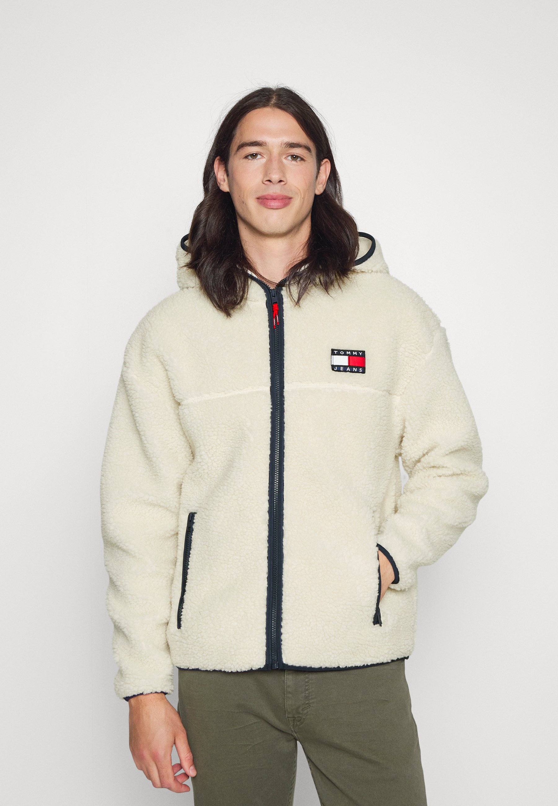 Sherpa zip thru hoodie tommy Outlet