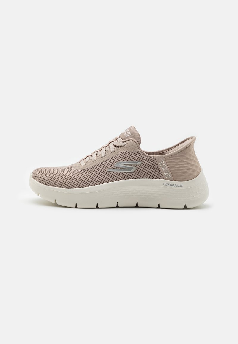 Skechers Performance GO WALK FLEX SLIP IN - Walking trainers - taupe