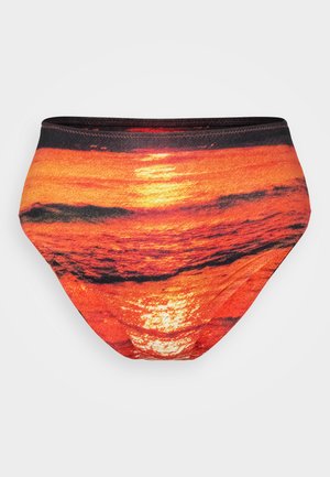 It's Now Cool THE WAISTED PANT pomarańczowy