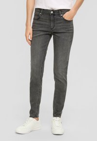 QS Slim fit jeans - schiefergrau