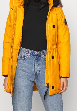 Wintermantel - gold-coloured