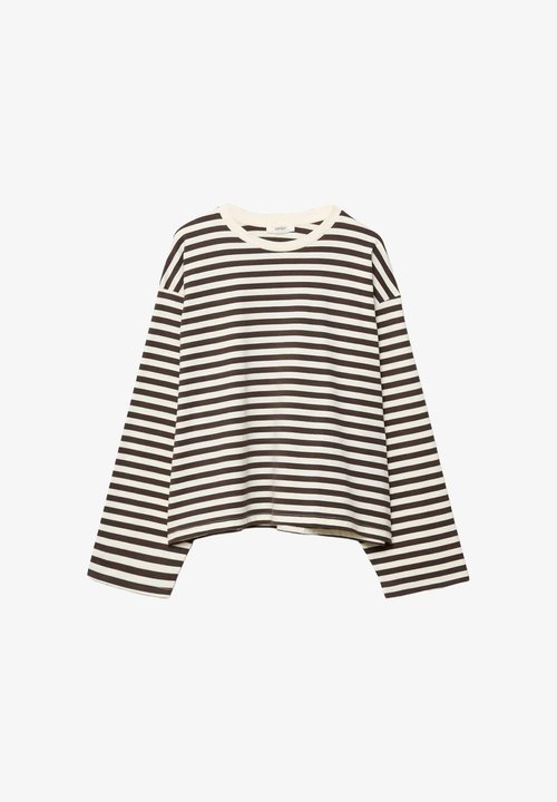 zalando — Stradivarius · OVERSIZE STRIPED LONG SLEEVE T-SHIRT 07047550 - Maglietta a manica lunga