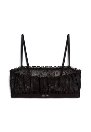 Calvin Klein, CALVIN KLEIN UNLINED BANDEAU BRA - ICON LACE - Bustier - black