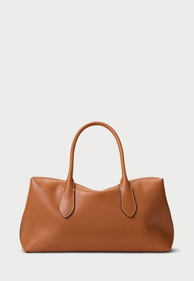 Polo Ralph Lauren BELLPORT LEATHER SATCHEL - Sac à main - cognac