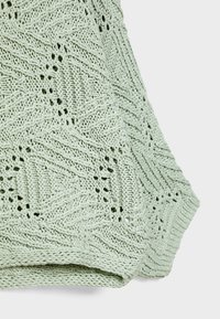 Stradivarius Stickad tröja - light green