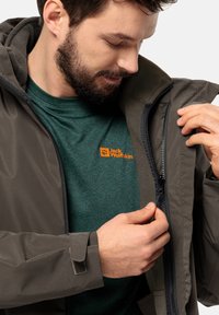 Jack Wolfskin WALDSTEIG FZ  - Fleecejacke - cold coffee