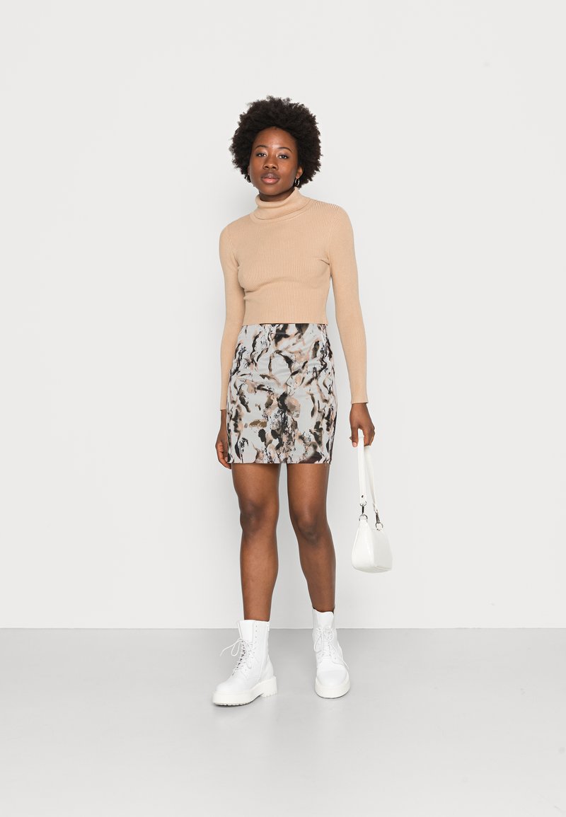 Damen Jeansröcke | Noisy May NMALMA SKIRT Minirock hazelnut/watermarble/taupe - XZ59804 Damen Jeansröcke | Noisy May NMALMA SKIRT Minirock hazelnut/watermarble/taupe - XZ59804