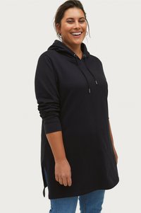 Ellos Plus collection KASSI - Jersey con capucha - black