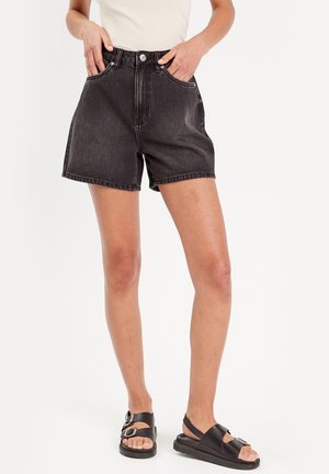 Cache Cache GERADE GESCHNITTENE - Shorts vaqueros - denim noir