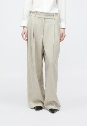 MYLOS HERRINGBONE SUITING - Broek - sand