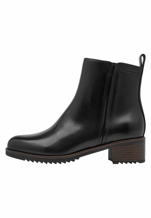 Marco Tozzi, STIEFELETTE - Plateaustiefelette - black