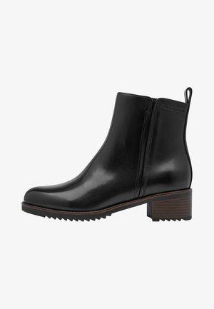 Marco Tozzi, STIEFELETTE - Plateaustiefelette - black
