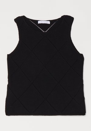 SLEEVELESS - Jersey de punto - black