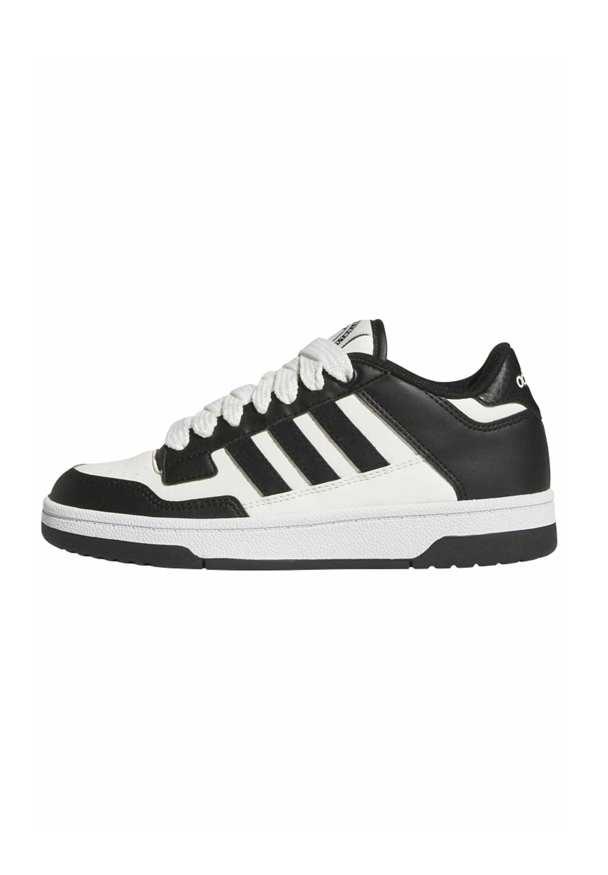 adidas Performance RAPID COURT - Trainers - core black cloud white cloud  white/black - Zalando.co.uk