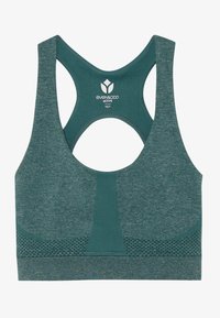 MEDIUM SUPPORT SEAMLESS SPORTS BRA WITH CUT OUT RACER BACK - Sportski grudnjak sa srednje jakom potporom - mint