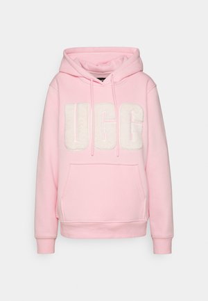 REY FUZZY LOGO HOODIE - Hoodie - bloom