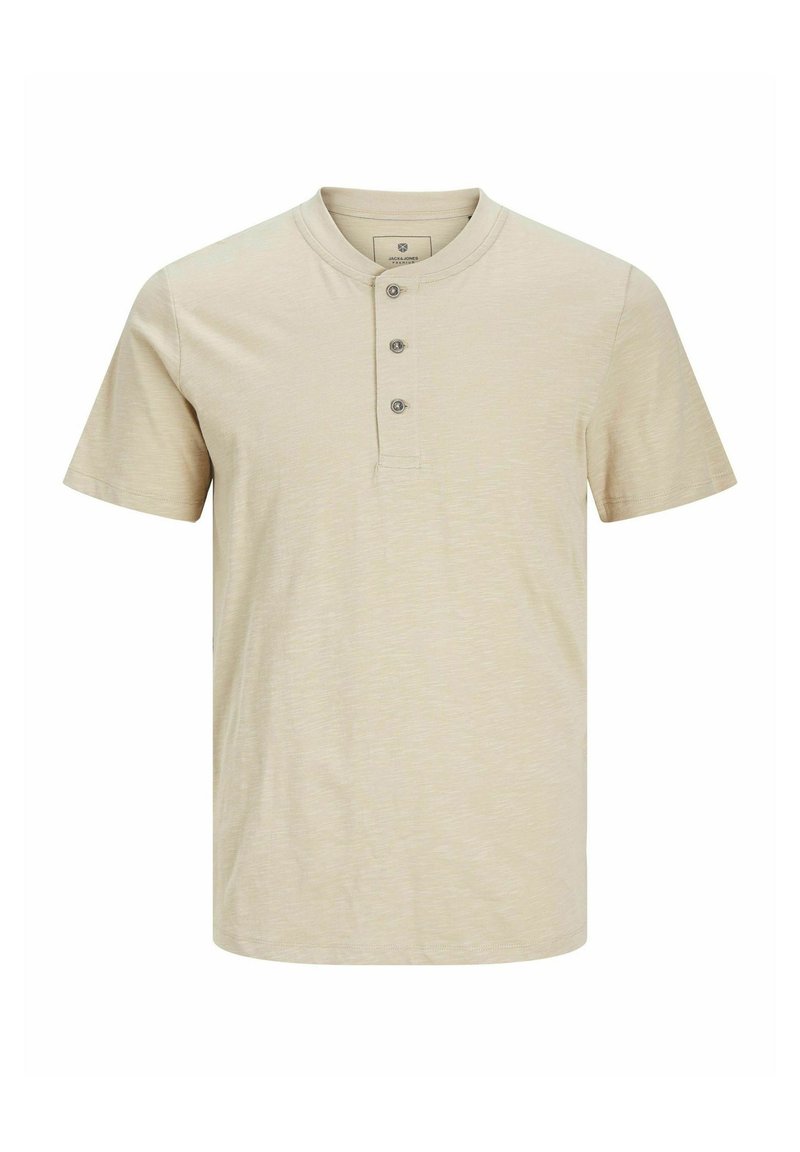 Jack & Jones PREMIUM T-shirt basic zandkleur Jack & Jones PREMIUM T-shirt basic zandkleur